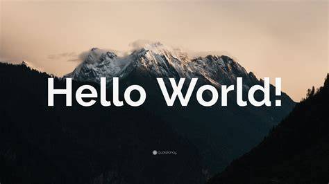 Hello Word