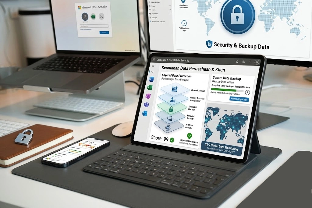 Layanan security backup data